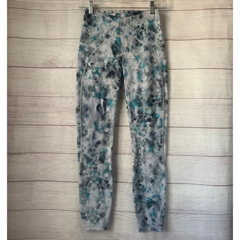 Lululemon Unlimit High Rise Leggings Kaleidofloral Multi Nulu 25" Size 6